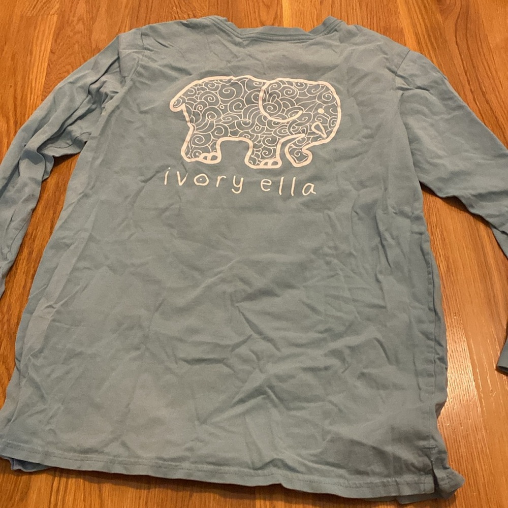 Long sleeve Tshirt, ivory Ella